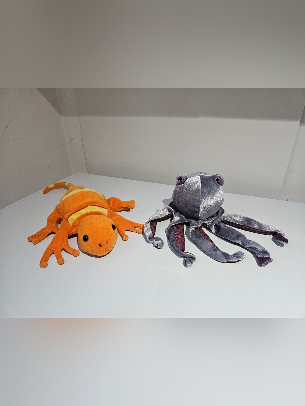 Caltoy Puppets Pair Y2K Vintage Salamander & Octopus
